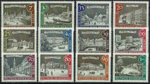 OLD BERLIN - Set of 12 stamps MNH (SG B213-24)