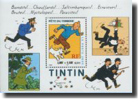 TINTIN - Souvenir Sheet