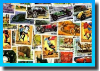 50 different stamps AFGHANISTAN